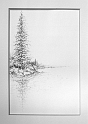Sams Lake 13, 13x9 inches, graphite pencil, 2000